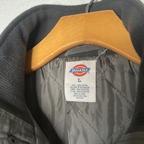Dickies Active Over Shirt Jacket Gray Size Large Workwear Grunge Retro Skate - Picture 3 of 9